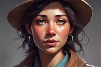 draw 2d game character or 2d game character