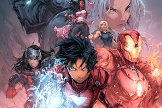 draw anime manga comic book illustration manga artist webtoon cover art manhwa
