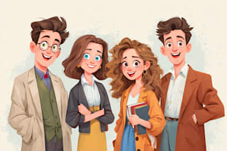 draw anything as a cartoon or cartoon character