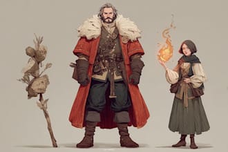 dnd character art and dnd character art