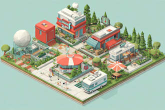 make unique isometric illustration