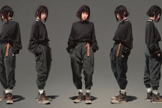 do semi realistic character design