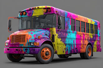 design a professional wrap for your car, bus, truck, etc