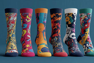 create unique sock designs for you