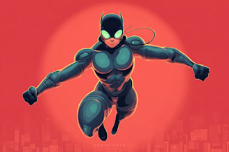 design superhero character design art