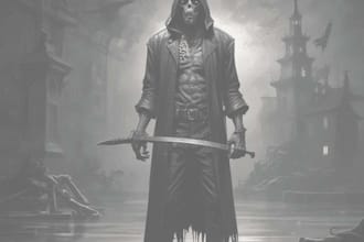 create a dark, horror, underground art illustration