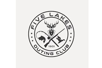 create a awesome hunting logo