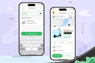 develop ai powered escooter app, ebike app, scooter rental app, gps finder app