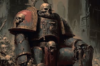 create warhammer 40k art