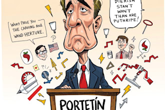 create political and editorial cartoons