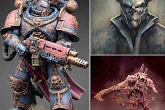 paint your warhammer 40k and fantasy miniatures