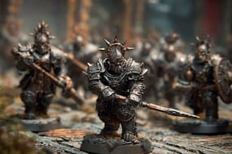 paint pro quality warhammer or gaming figures