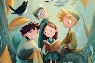 children story book illustration picture illustrator chrisma