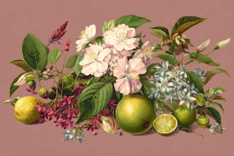 design awesome fabulous botanical illustration