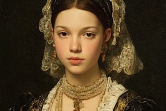 paint renaissance art oil painting portrait