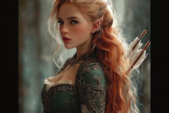 epic fantasy character portraits art