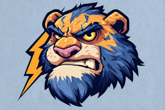 design mascot cartoon logo design