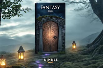 design fantasy book cover kindle ebook cover
