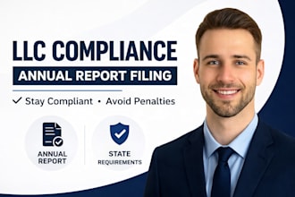 handle llc annual report and compliance filings in USA