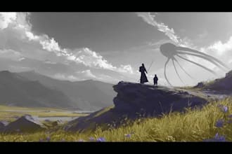 create professional concept art for games and projects