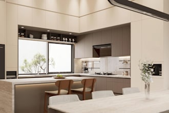 make 3d modeling and interior rendering