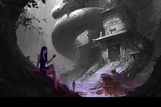 create cinematic concept art with unique visuals