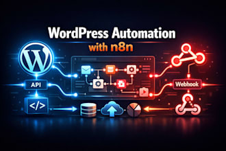 build wordpress automation using n8n workflows apis and webhooks