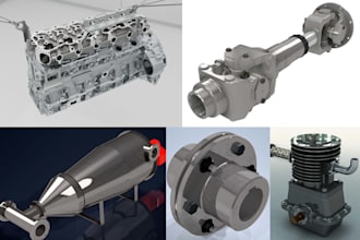 render 3d product model 3d cad design 3d hard surface modeling mechanical design