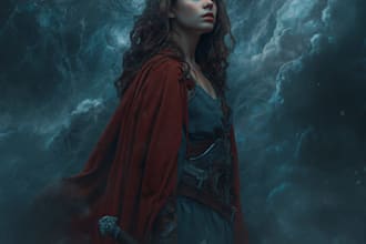 draw fantasy book cover design romance book cover art