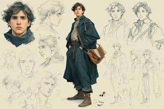 create character and concept digital art