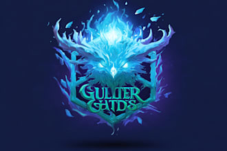 design a professional fantasy, rpg, scifi game, nft logo