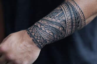design a custom tribal tattoo and ornamental prints