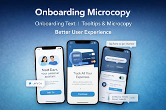 write engaging onboarding text and tooltips for your custom app or saas product