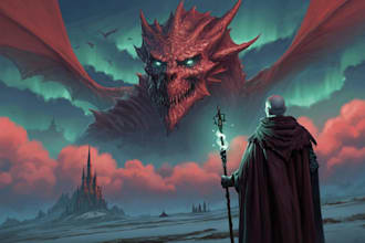 create a fantasy illustration
