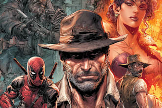 draw comic cover arts for your stories