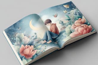chrismas children book illustration holiday kids story