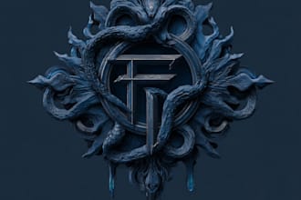 design a unique and detailed fantasy logo