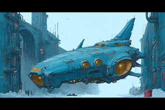 craft original scifi artwork for your story or project