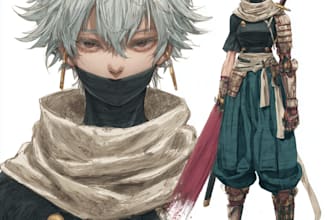 design  anime and manga illustrations for you