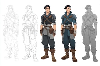 dnd character art and dnd character art
