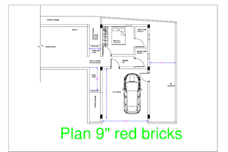 draw 2d plan and 3d elevation