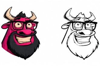 design a cartoon, mascot or business logo design