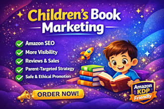do children amazon book promotion, kids book cover design, amazon kdp promotion