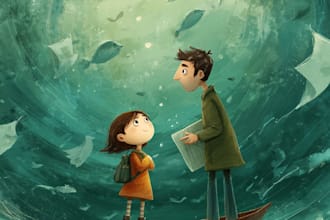 design children book illustration and children story book