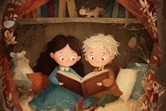 illustrate children story book illustration kids story book