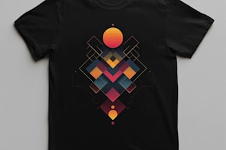 do minimalist t shirt design and typography t shirt design