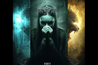 spine chilling horror book cover illustrations