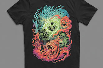do minimalist t shirt design and typography t shirt design
