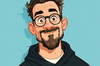 design vector character, cartoon avatar or mascot