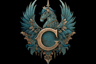 create a fantasy rpg logo dnd image for you